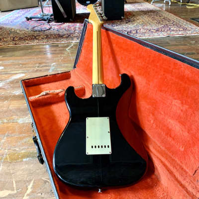 Fender E serial Stratocaster c 1980’s Blackie original vintage mij japan image 10