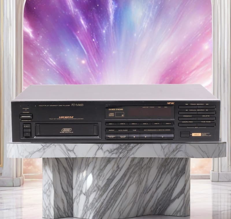 Pioneer PD-M453 6-Disc Magazine Cartridge Style CD Player (1991) W/ Cart Tested  			