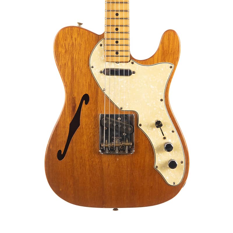 Vintage Fender Telecaster Thinline Natural Mahogany 1968 image 1