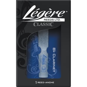 Legere BB35 Synthetic Bb Clarinet Reed - 3.5 Strength