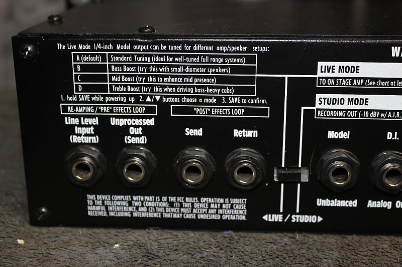 Line 6 Bass POD Pro Rackmount Multi-Effect and Amp Modeler