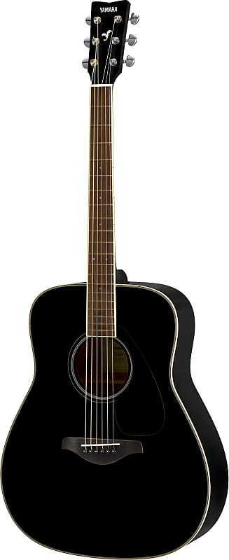 Yamaha FG820 BL Acoustic Guitar - Black image 1