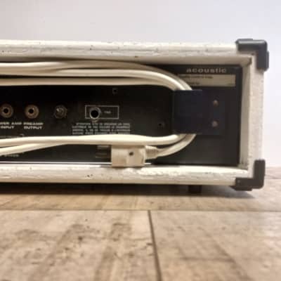 Acoustic  Control Corp 220  bass head amplifier White image 7