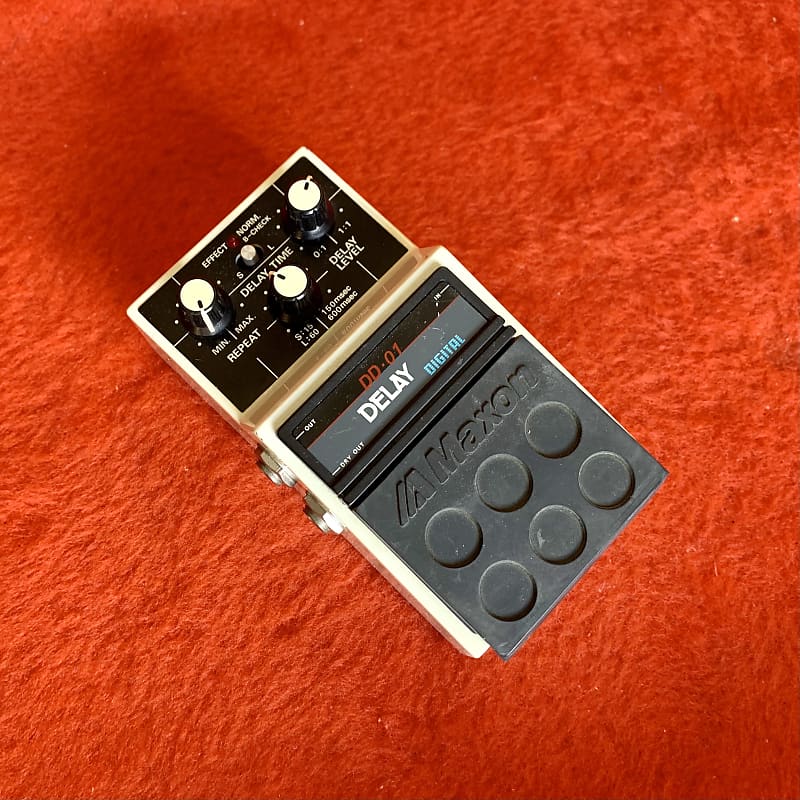 Maxon DD-01 digital delay pedal c 1980 original vintage mij japan