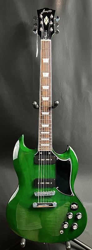 Firefly LP Classic Green Sparkle Electric Guitar - Evolution Music