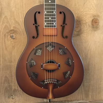 National W-Series Triolian Wood Body 14 Fret Resophonic Guitar w/ OHSC image 2