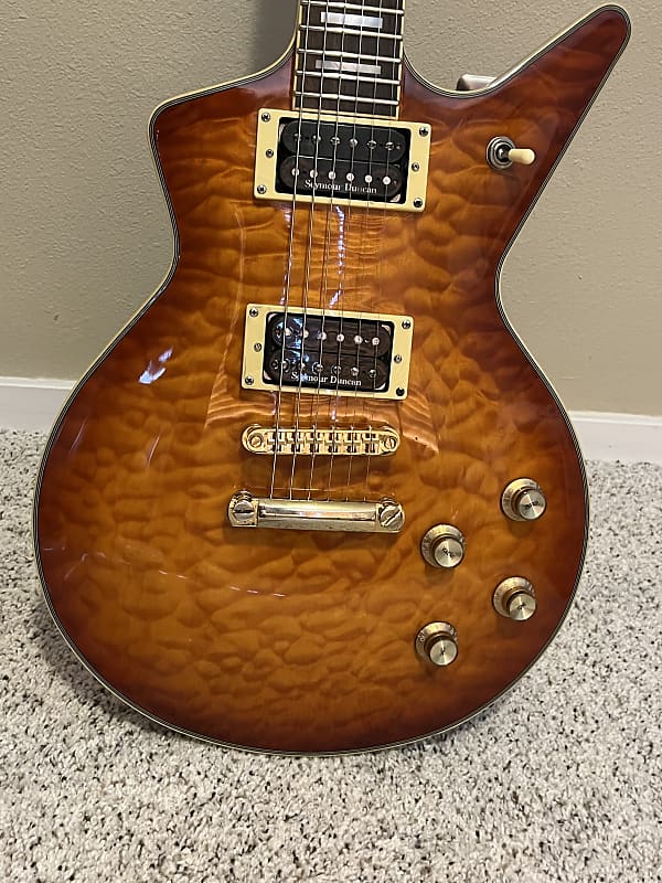 Dean Cadillac Select 2007 - Amber burst Quilt | Reverb