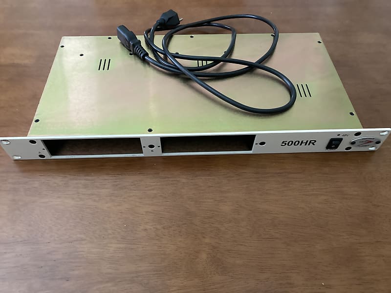 【hatakd】A Desigh / 500HR A Designs Audio 500HR - 2 Slot Rack Frame w/PSU - Vintage King