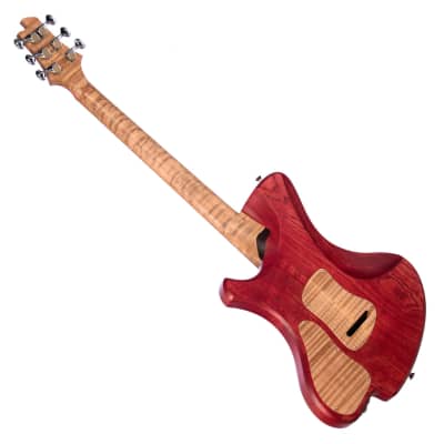 o3 Guitars Xenon - Intense Red Satin - Hand Made by Alejandro Ramirez - Custom Boutique Electric Guitar image 8