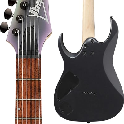 Ibanez Standard RGA42EX Electric Guitar, Black Aurora Burst Matte image 3
