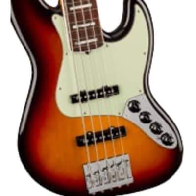 Fender American Ultra Jazz Bass V with Rosewood Fretboard in Ultraburst image 2