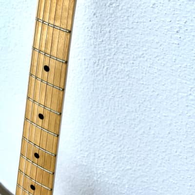 Fender Stratocaster Hardtail Maple Fretboard 1976 Natural finish all original image 4