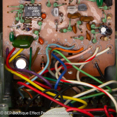 Ibanez TS-9 Tube Screamer 1982 Japan s/n 238886 Black Label with JRC4558D op amp, The Edge U2 image 11