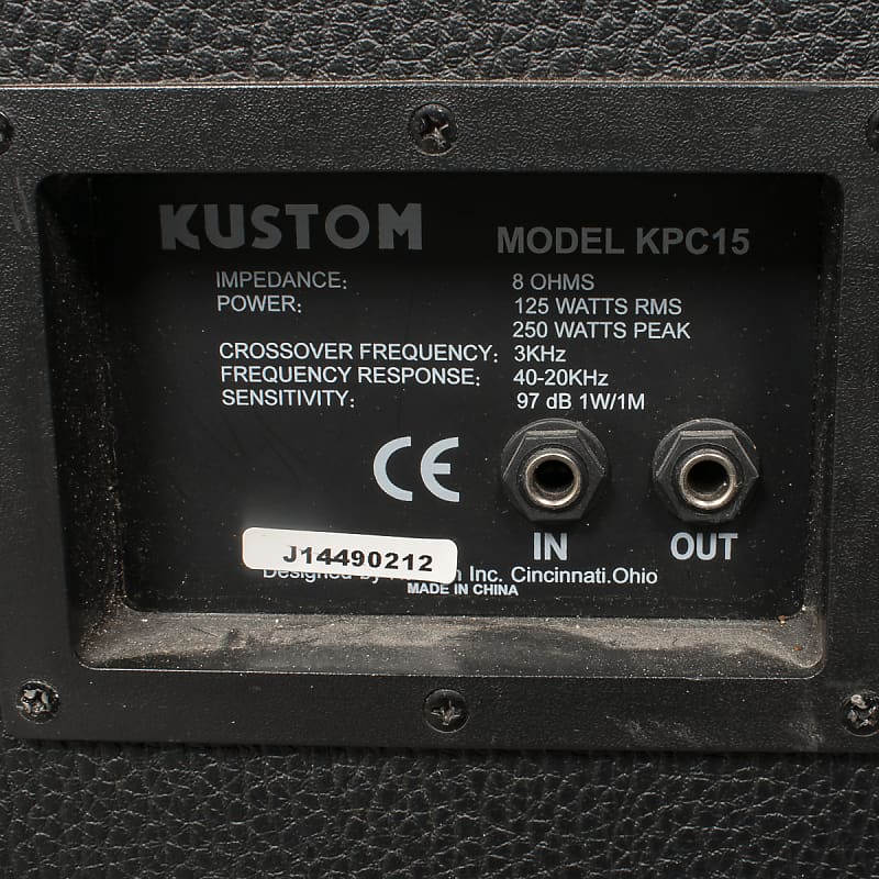 Kustom kpc15 store