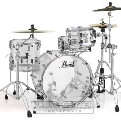 Pearl Crystal Beat Acrylic Drum Set 24/13/16 Ultra Clear image 1