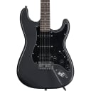 Squier Affinity Strat HSS Electric Guitar Pack,  Maple Fingeboard, Charcoal Frost Metallic