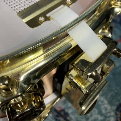 DW 5.5"x14" Heavy Brushed Bronze Snare Drum, With Gold Hardware 2000s? - Brushed Bronze image 17