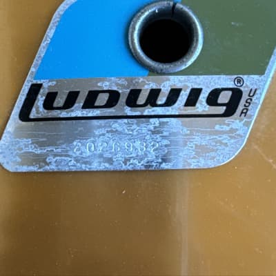 Ludwig Vintage Concert Tom Drum - 10” x 7” 70s 80s - Gold Silk image 15