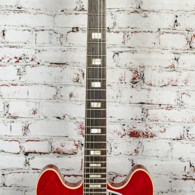 Gibson - 1964 ES-335 Reissue - Semi-Hollow Electric Guitar - VOS - Sixties Cherry - w/ Black/Yellow Custom Shop Hardshell Case - x1102 image 3