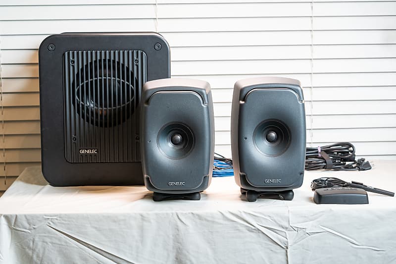 Genelec 8331A with 7350 Subwoofer, GLM system, mounts and Reverb