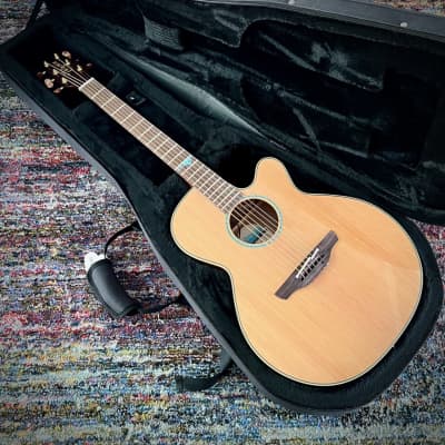 Takamine TSF40C Santa Fe Acoustic with Semi-Hard Case, Turquoise Inlay, Cool Tube Electronics (Made in Japan) image 4