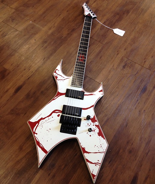 B.C. Rich Joey Jordison Warlock Blood Splatter | Reverb