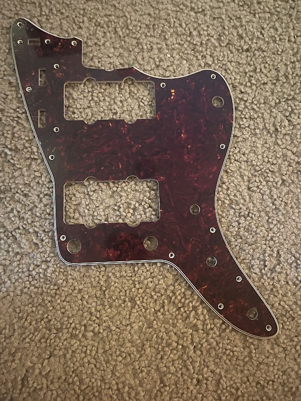 Fender Fender Tortoise Shell Shielded Jazzmaster Pickguard Reverb