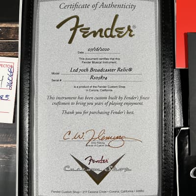 Fender Custom Shop Limited Edition 70th Anniversary Broadcaster Heavy Relic 2020 - Aged Nocaster Blonde image 22