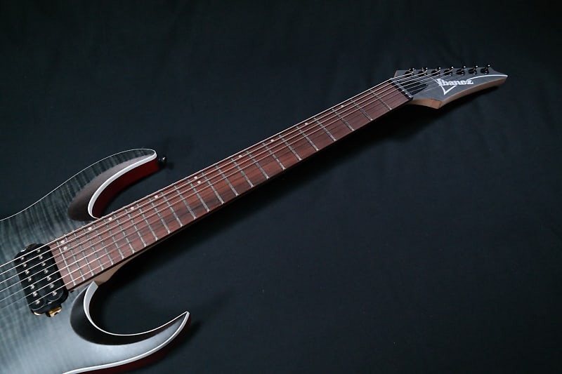 Ibanez RGA742FM Transparent Gray Flat guitare électrique 7