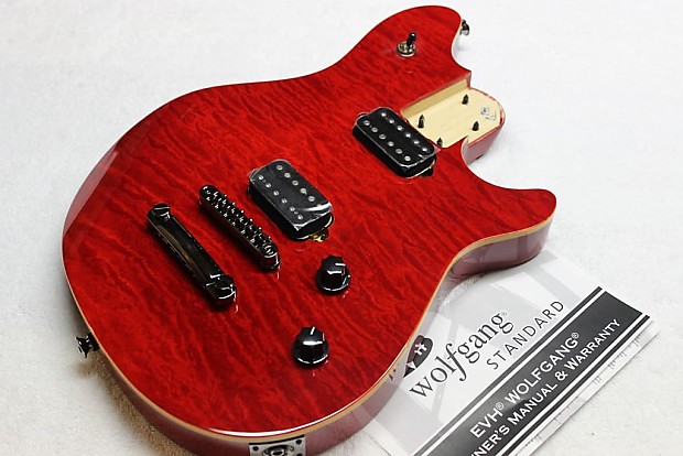 EVH Wolfgang Standard LOADED Hardtail Body in Trans Red Eddie Van Halen