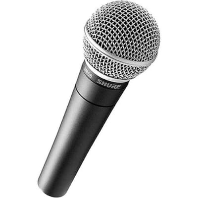 Shure SM58-CN Cardioid Dynamic Microphone with 25' XLR Cable image 1