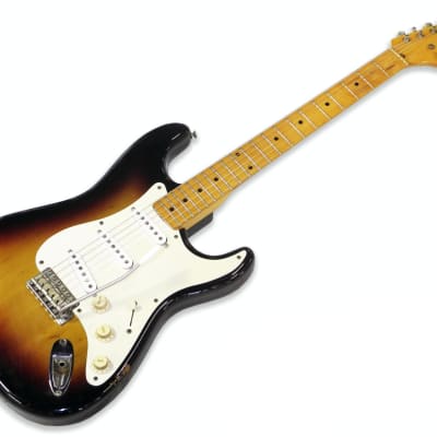 1977 Tokai Japan '57 Stratocaster St-60 Earliest Version 3-Tone Sunburst w/Fender Pat. Pend. Saddles image 1