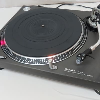 Technics SL-1210MK2 1210 Turntable w/ Dust Cover and Audio Technica AT-XP3 Cartridge image 4