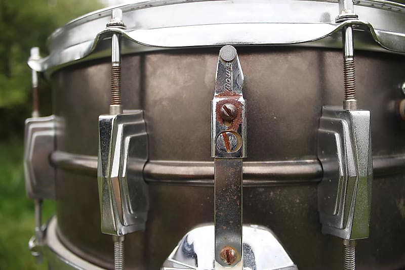 Ludwig LB419 Black Beauty Super-Sensitive 6.5x14" Bronze Snare Drum 1988 - 1992 image 3