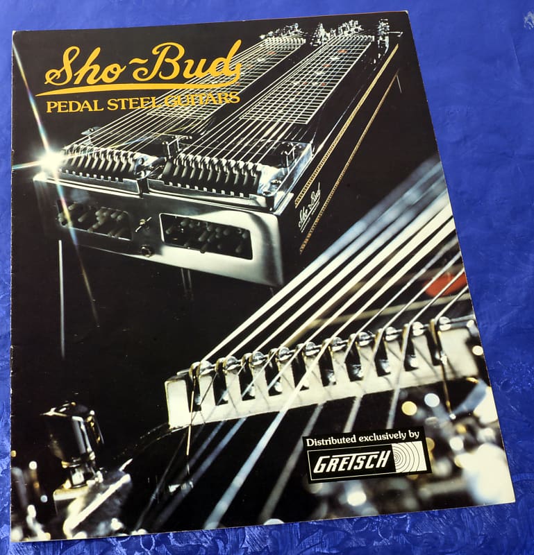 Sho Bud Pedal Steel Guitars 1978 Catalog Brochure Original Reverb