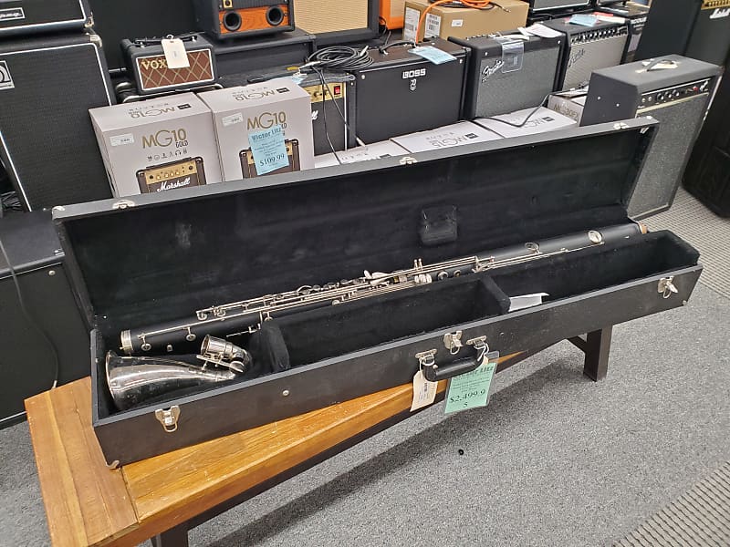 Contra Bass may be a Leblanc with case no mouthpiece Reverb