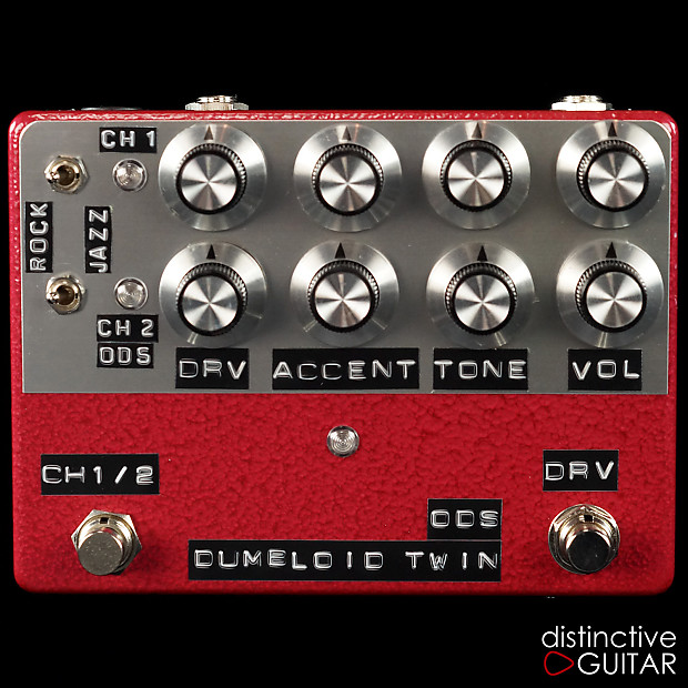 人気を誇る Shin's Music Dumbloid Twin Two Channel Dumble Overdrive Red ギター