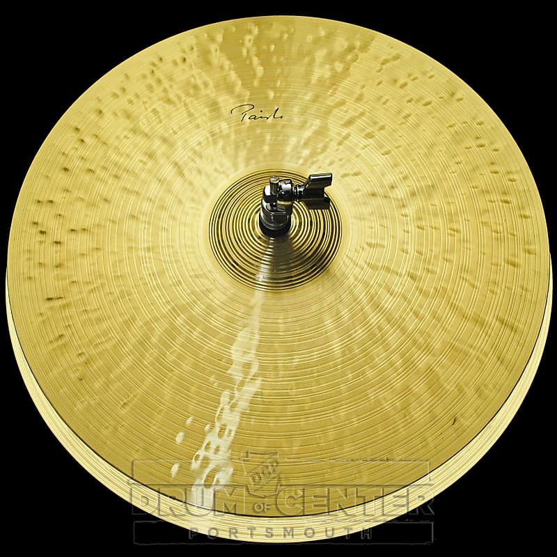 Paiste Signature Traditionals/Dark Energy Hi Hat Cymbals 17" image 1