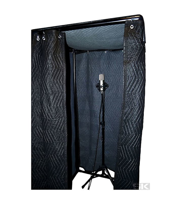 Soundkitz Vocal Booth Customizable Stand In Recording Booth Reverb