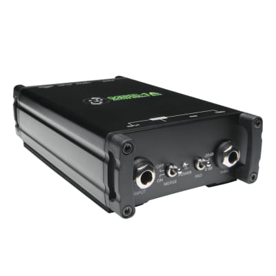 Mackie MDB-1A Active Direct Box Connects Guitar Bass Keyboard to Mic Input image 2