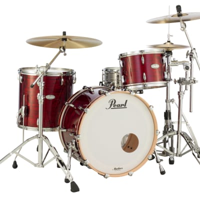 Pearl Music City Custom Masters Maple Reserve 26"x14" Bass Drum w/o BB3 Mount RED ONYX MRV2614BX/C403 image 1