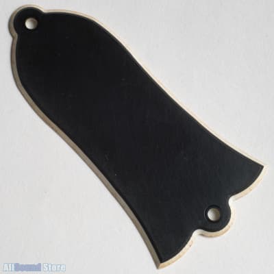 RELIC AGED BLACK Bell Shaped Truss Rod Cover for Gibson Les Paul Guitar or Bass