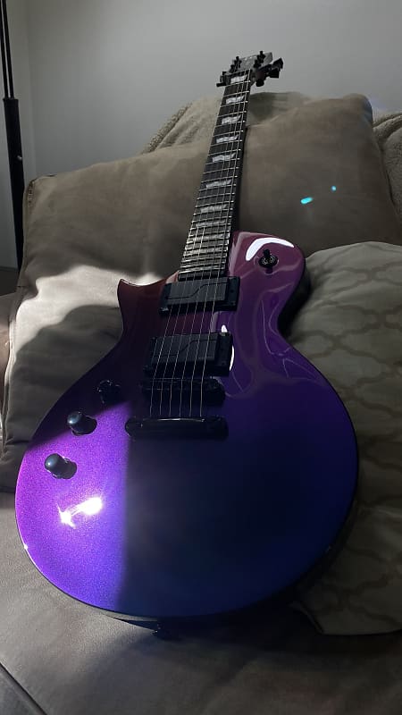 ESP LTD EC-1000 Left Handed Deluxe 2020 Violet Andromeda image 1