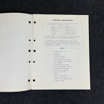TEAC Tascam A-3300S/A-2300S Service Manual (Original) image 2
