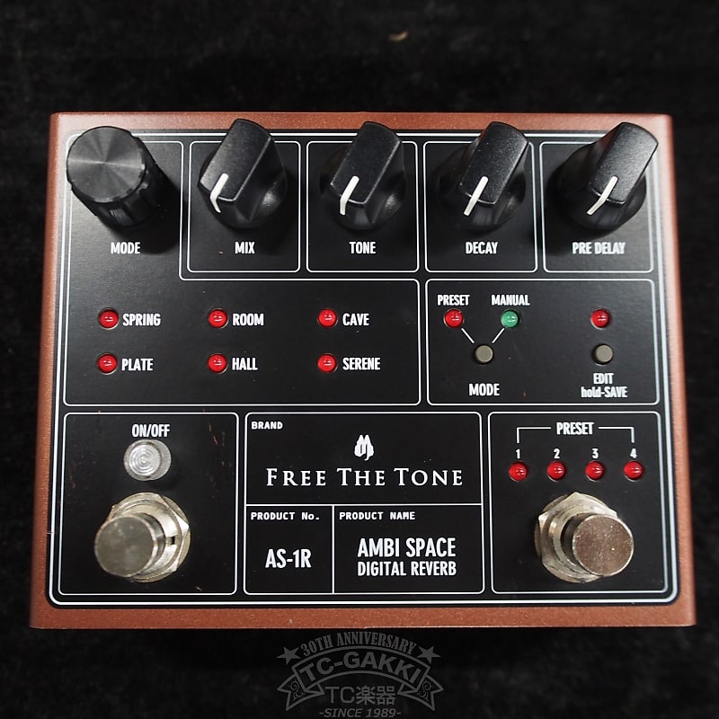 Free The Tone AS-1R AMBI SPACE DIGITAL REVERB | Reverb