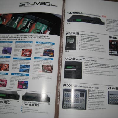Roland  Keyboard Catalog Vol. 2 Synthesizers and  Keyboards From 1999 image 11