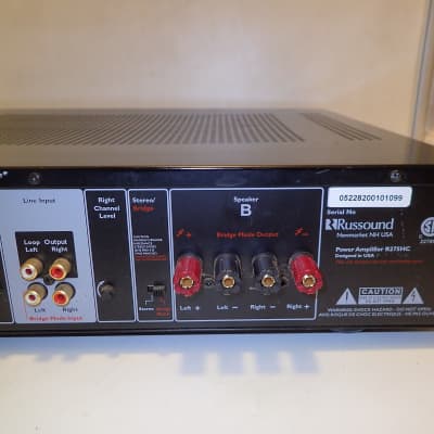 Russound R275HC High Current 2 Channel Power Amplifier image 7