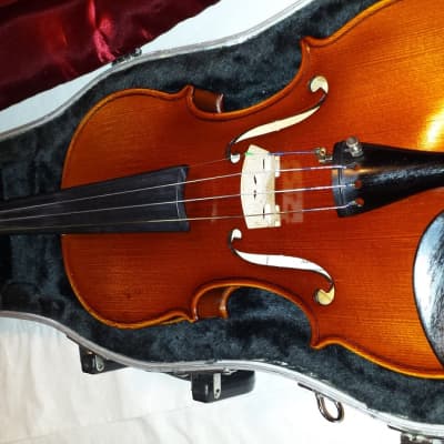 Hans Kroger Bavarian 780F 4/4 2007 German Violin & Vintage Fine Pernambuco Bow image 2