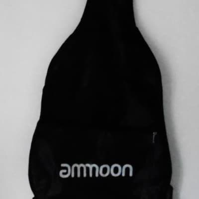 ammoon 3/4 nylon mini gig bag for electric acoustic guitar bass - fender epiphone image 1