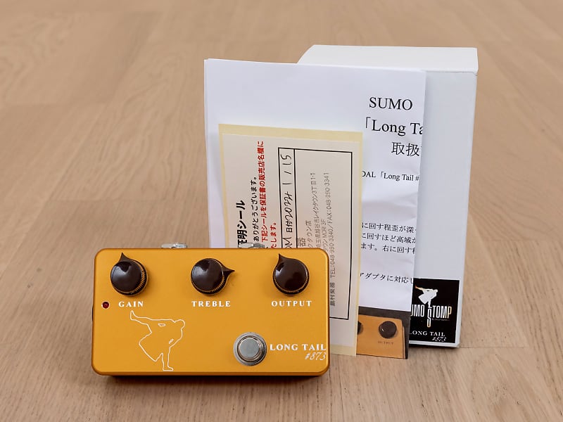Sumo Stomp Long Tail #873 Professional Overdrive Klone Gold w/ Box &  Paperwork, Japan